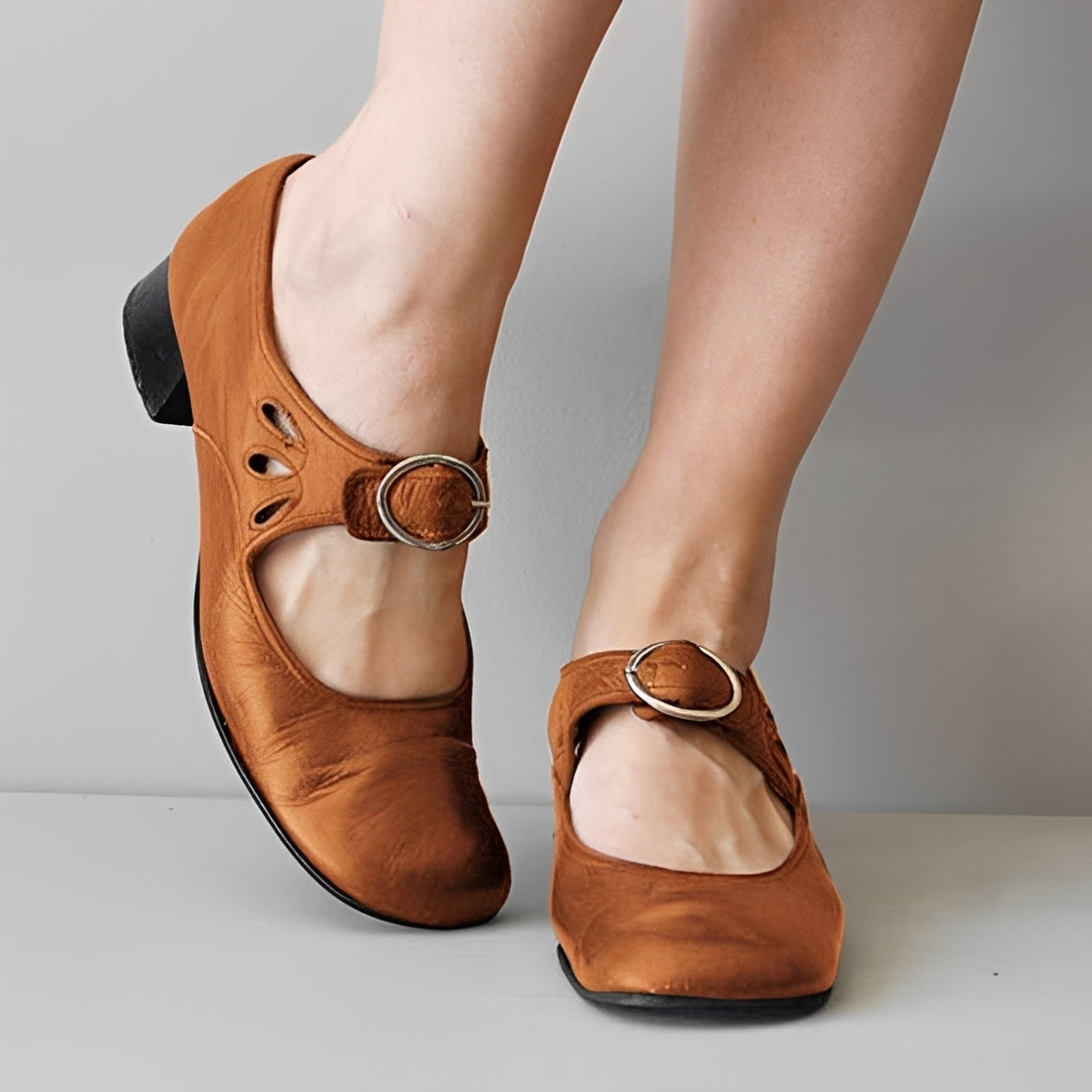 Navie - Sandalias Casuales de Punta Redonda
