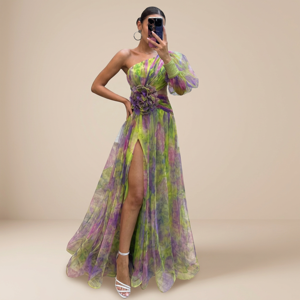 Dianna - Vestido Maxi de Tul Encantador
