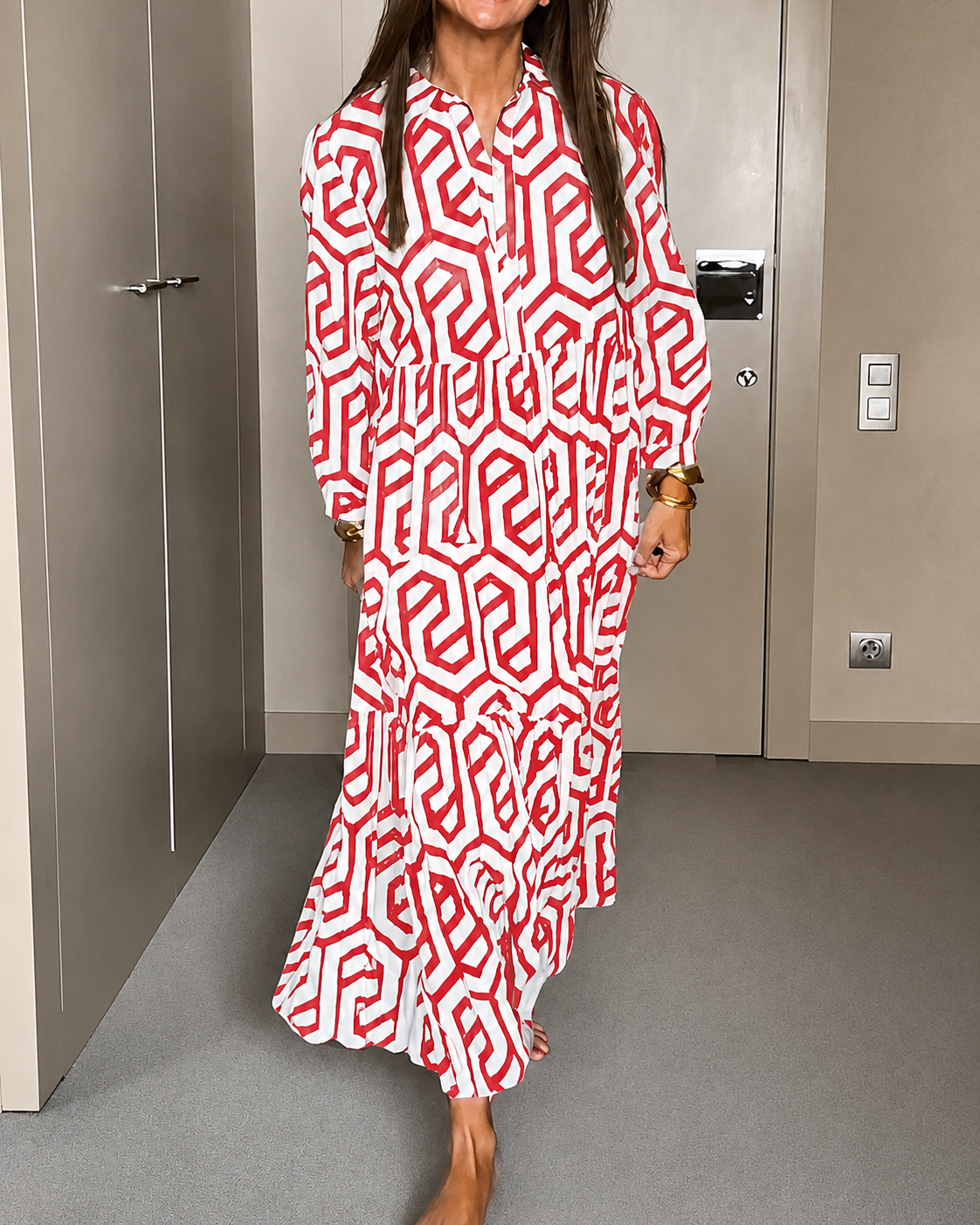 Lishcelle - Vestido Midi Estiloso y Suelto