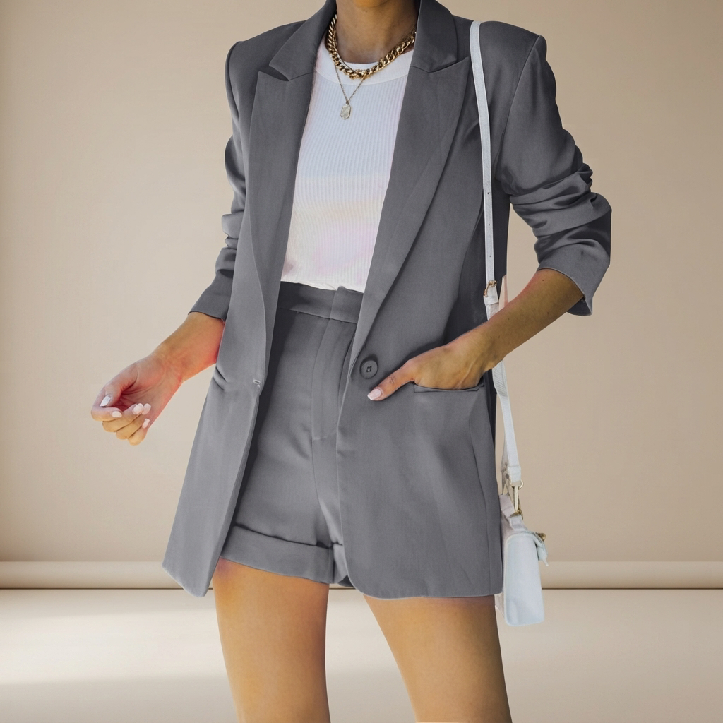 Geraldine - Conjunto Elegante de Traje Corto