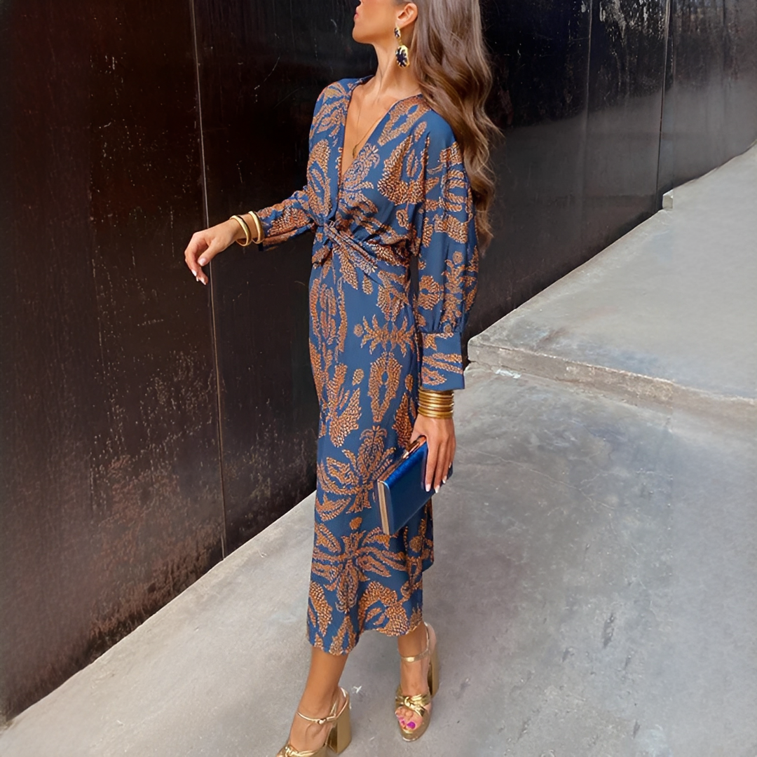 Elsie - Vestido maxi chic