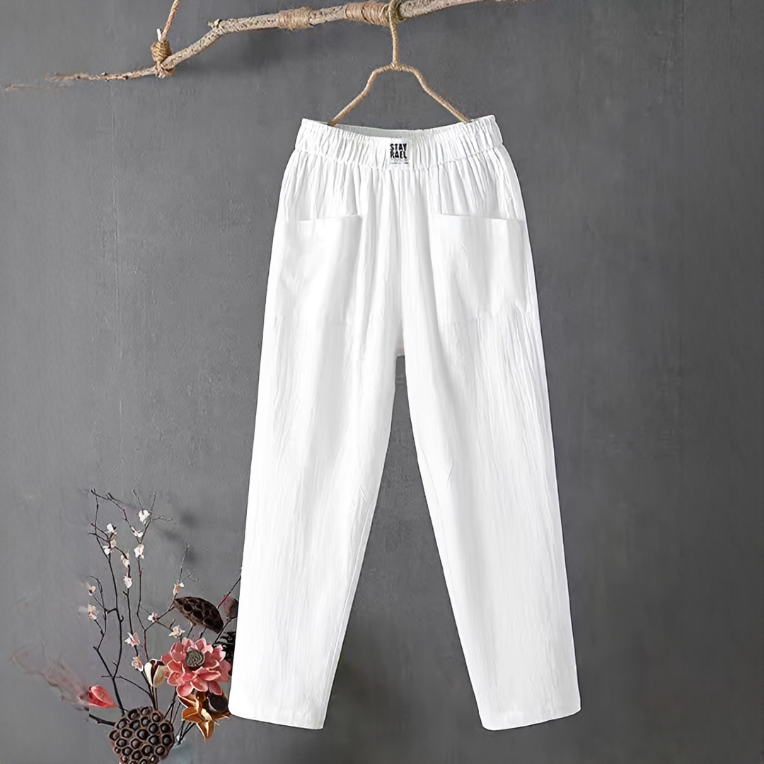 Sienna - Pantalones Casuales de Corte Suelto