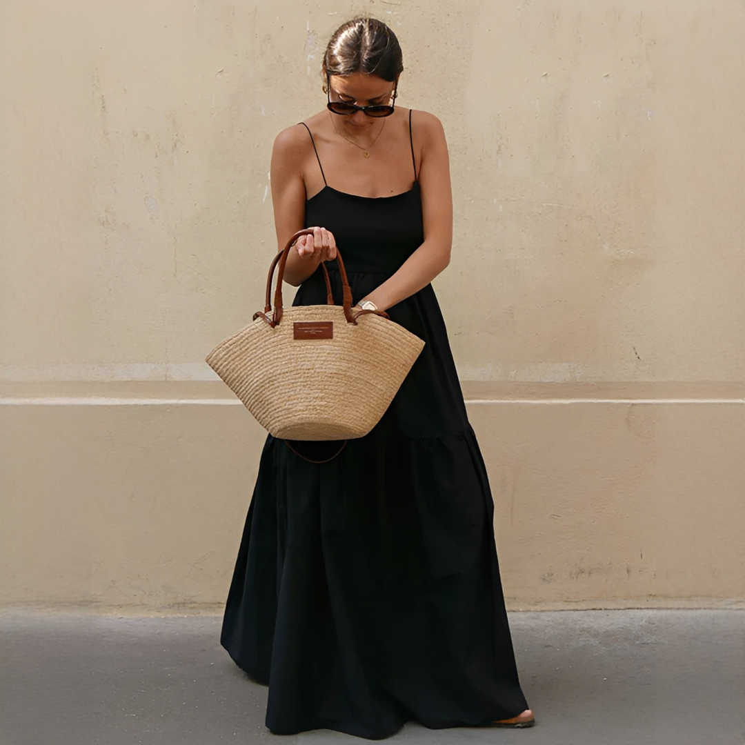Melou - Elegante y chic vestido largo