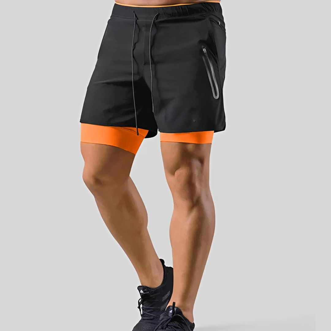 Steven - Corto para hombre - Doble espesor para el deporte