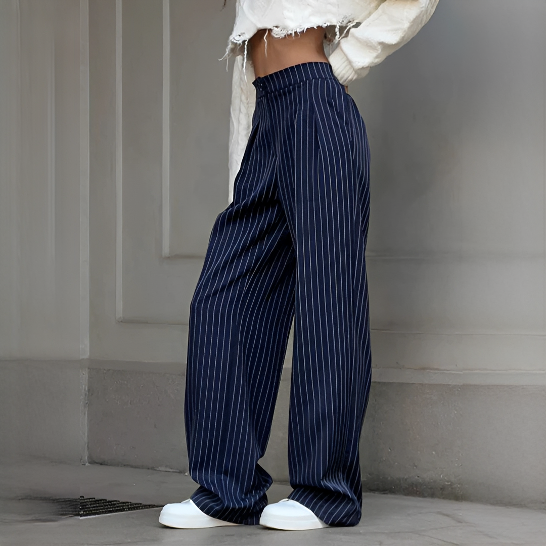 Pelaine - Pantalones anchos casuales