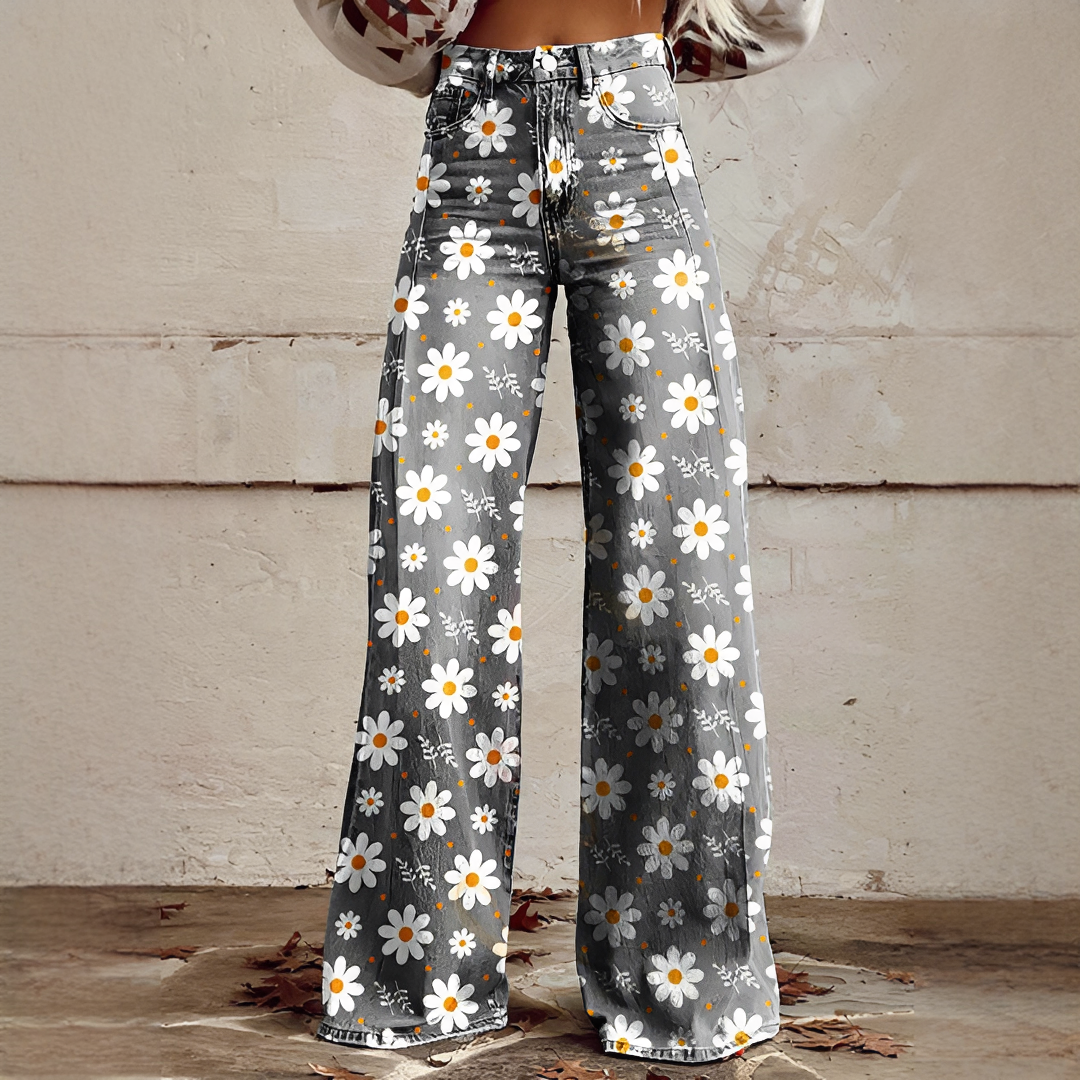 Shannon - Pantalones Anchos y Elegantes