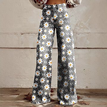 Shannon - Pantalones Anchos y Elegantes