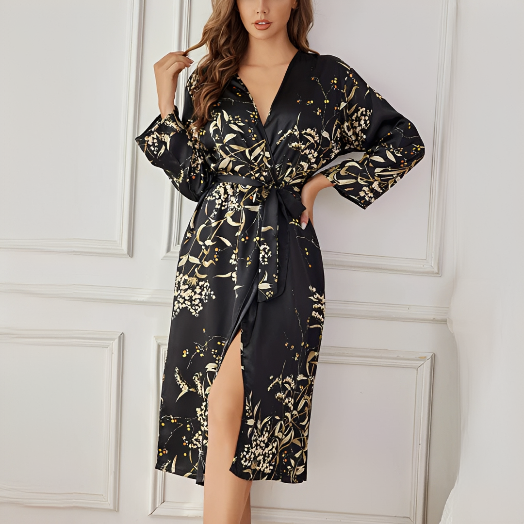 Pretchie - Vestido de flores elegante para mujer