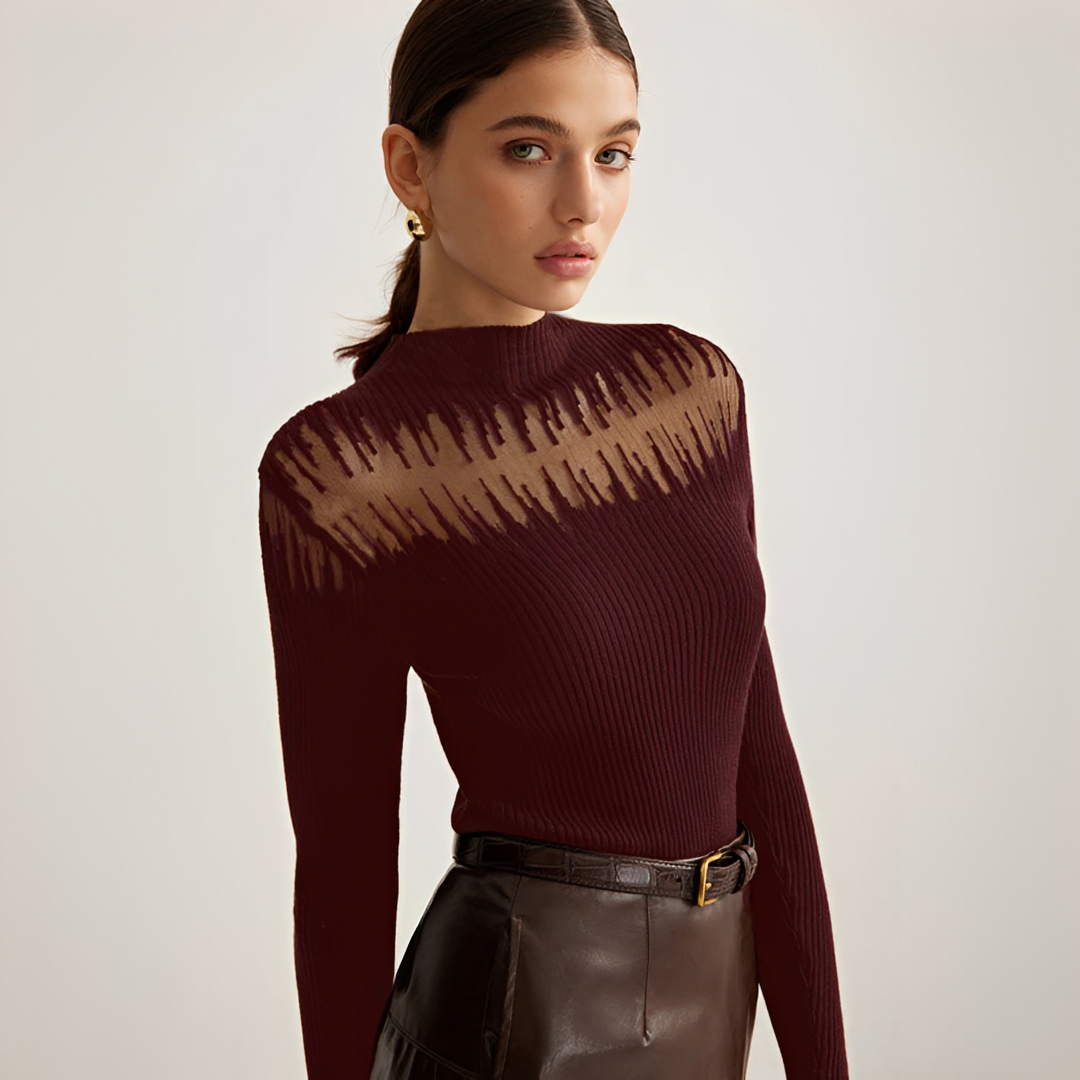 Tania - Blusa de Manga Larga con Estilo
