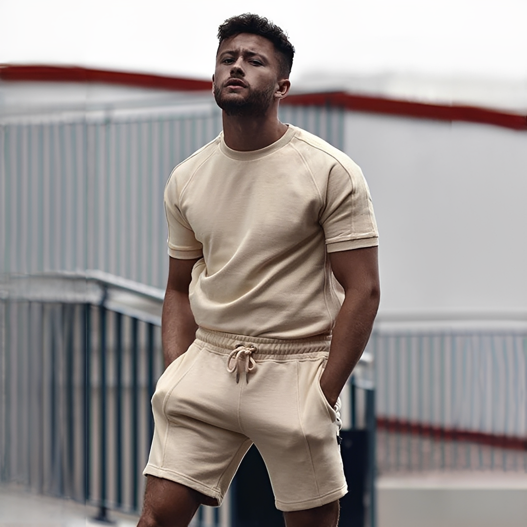 Drake - Conjunto camiseta y pantalón corto para hombre - para los días cálidos