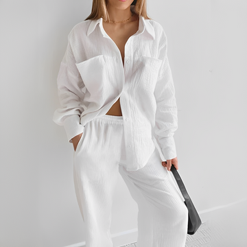 Lucille - Conjunto Casual de Dos Piezas con Pantalones