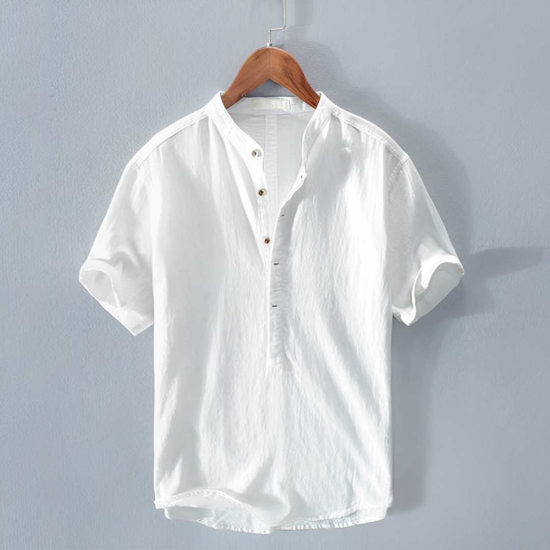 Thiago - Camisa Polo con Cuello Mao