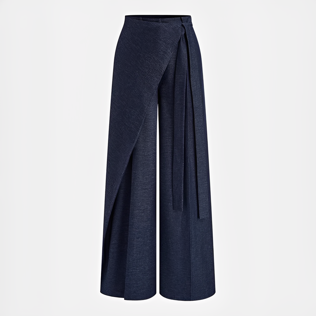 Leilani - Pantalones asimétricos de pierna ancha