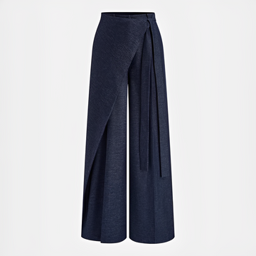 Leilani - Pantalones asimétricos de pierna ancha
