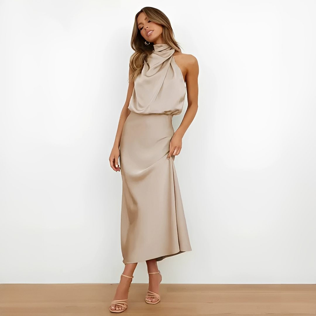 Malaika - Vestido midi sofisticado
