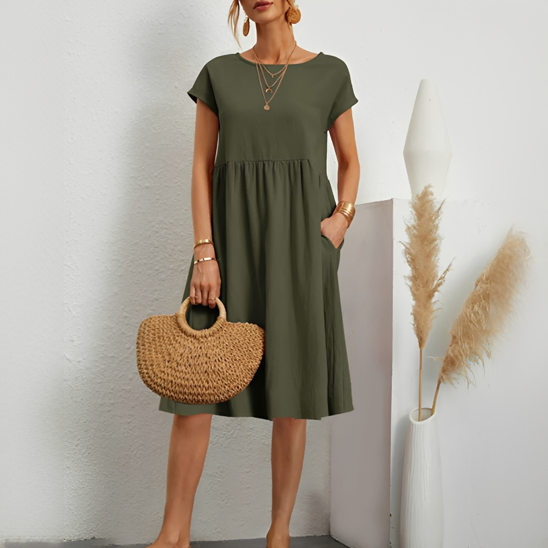 Evalyn - Vestido Midi Elegante