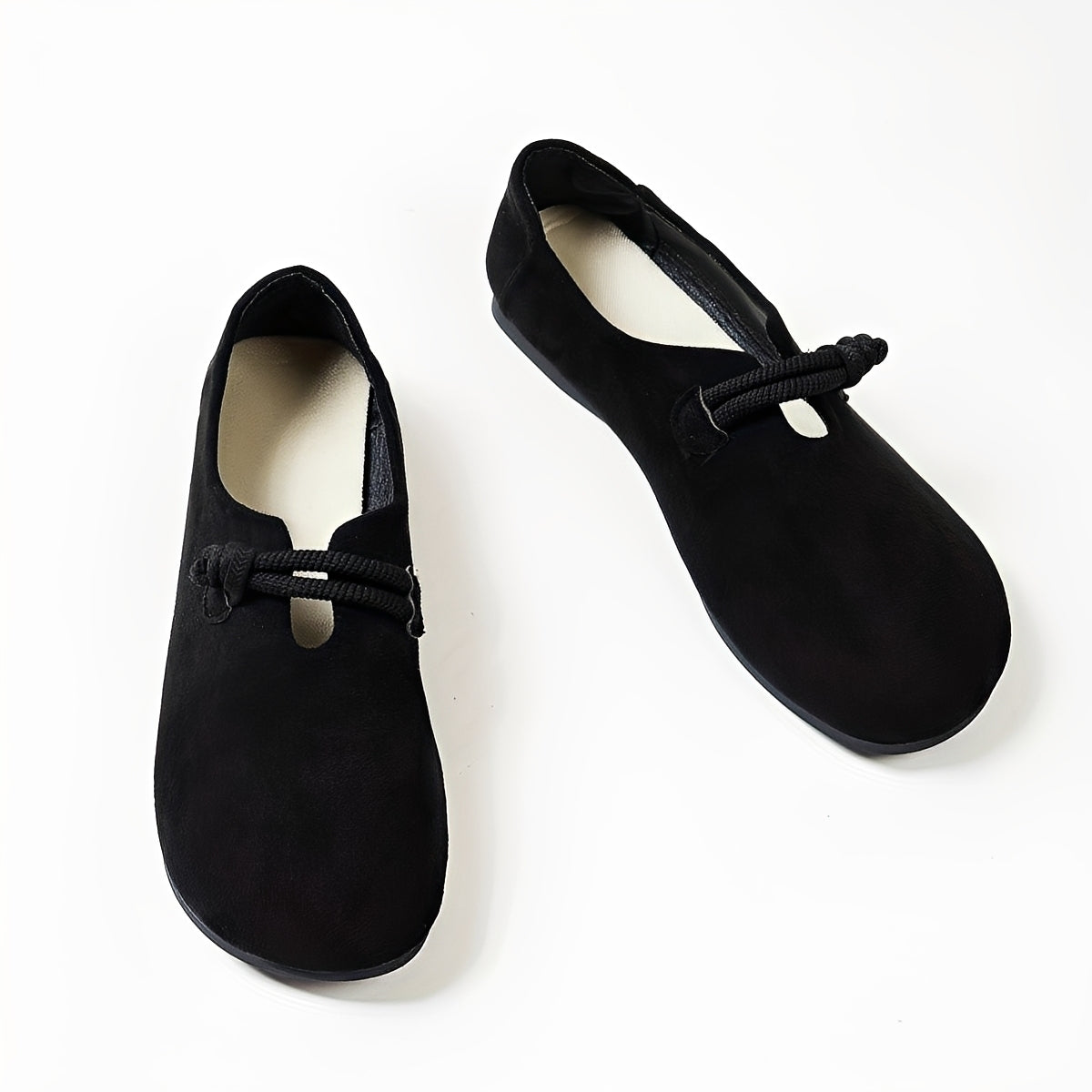 Marjorie - Zapatos Cómodos de Punta Redonda