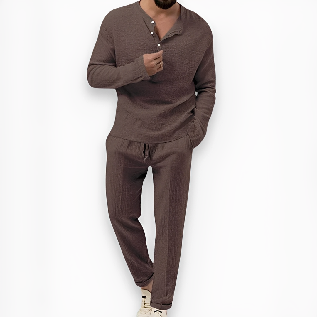 Eduard - Set veraniego de pantalón y top para hombre