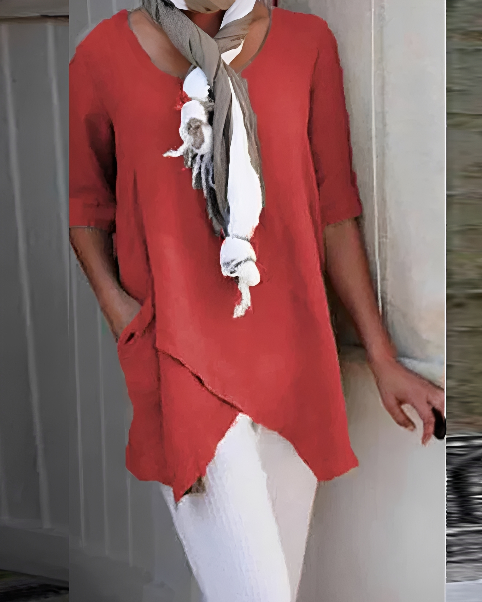 Marcia - Camiseta Estilosa con Cuello Redondo