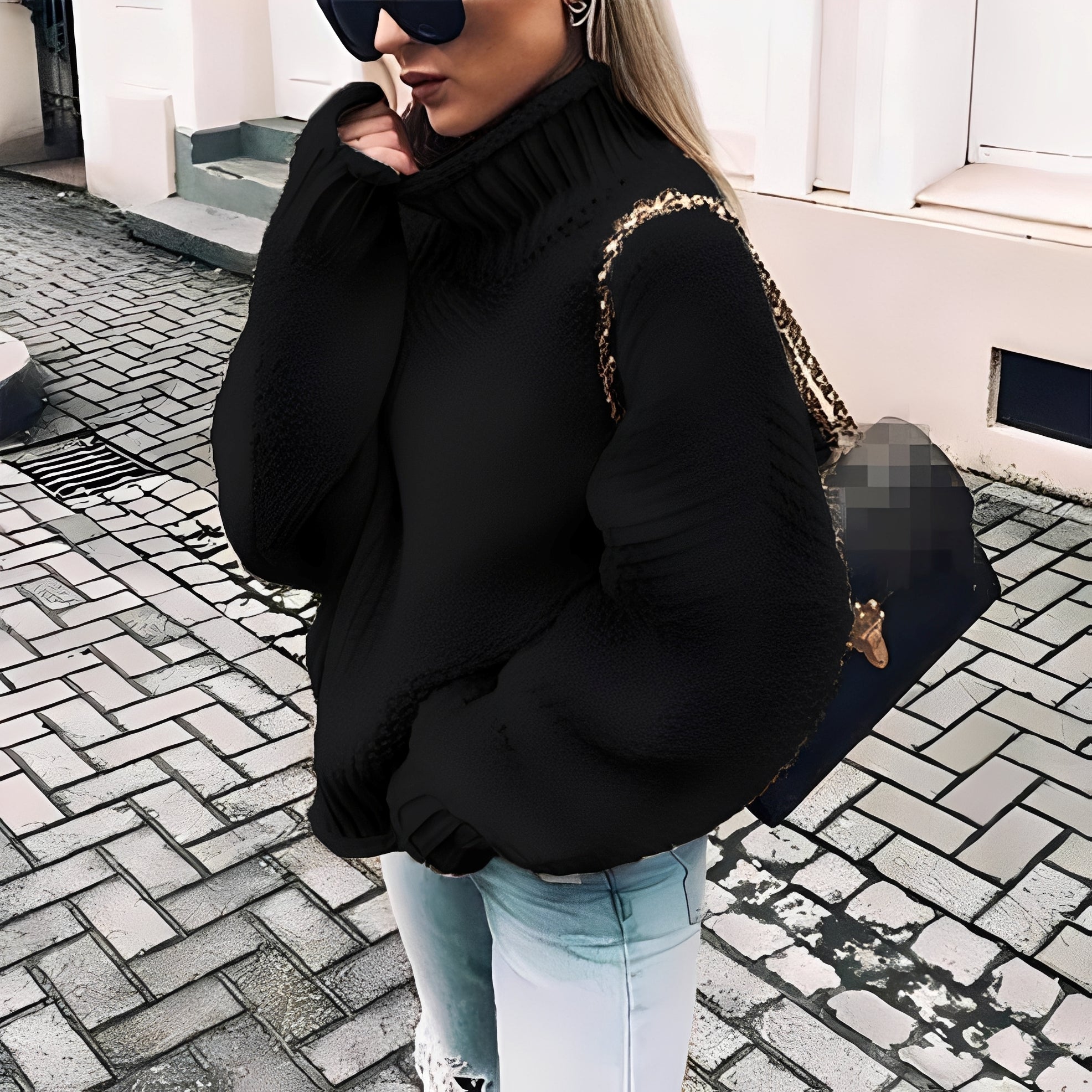 Brooke - Suéter de cuello alto acogedor