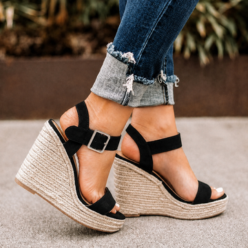 Laquita - Sandalias Elegantes de Cuña