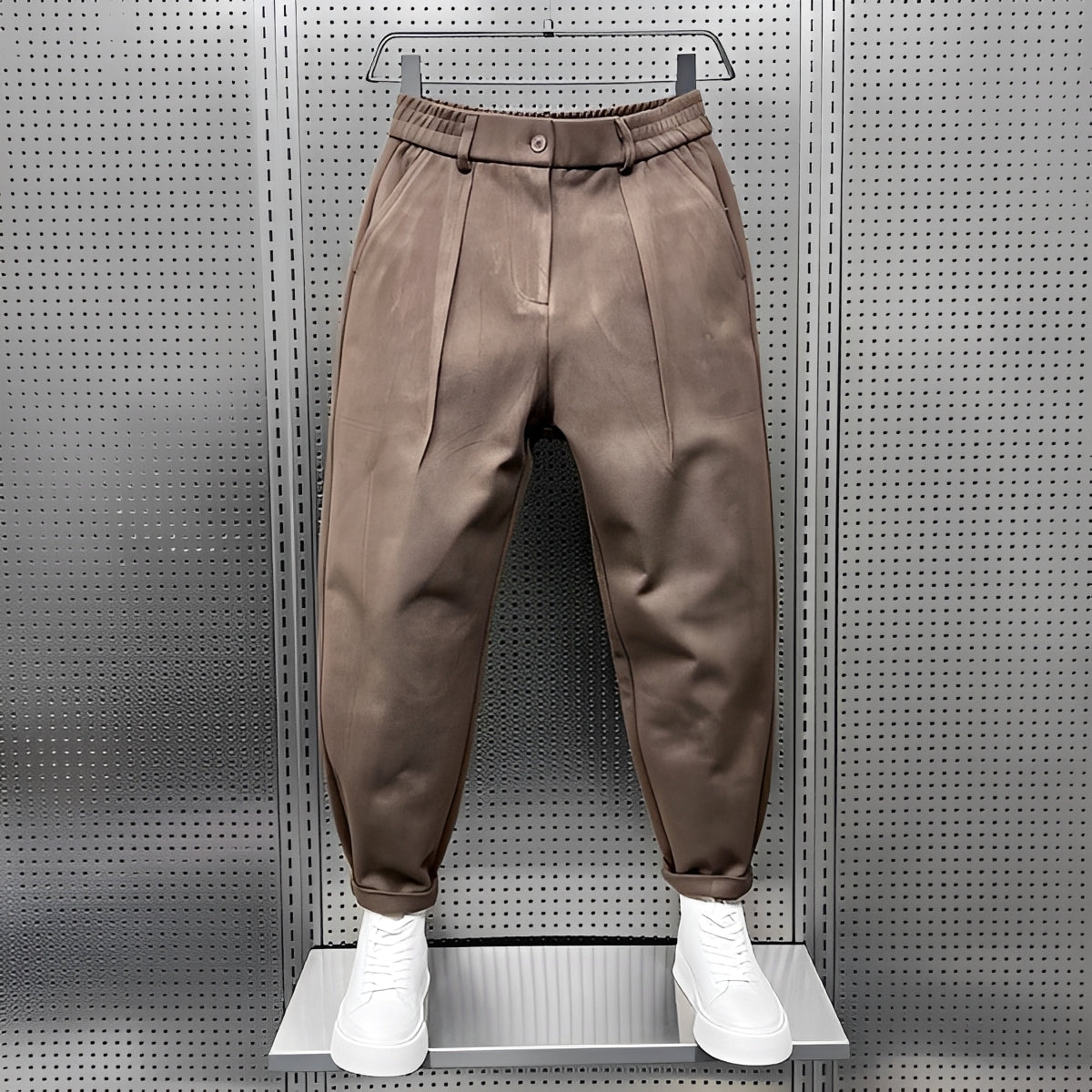 Mikael - Pantalones de Ajuste Relajado Casual