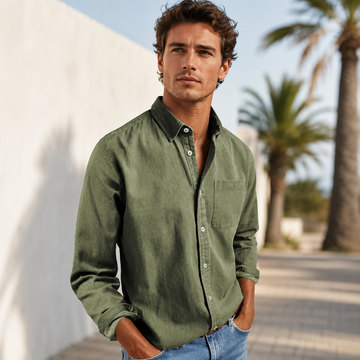 Wynford - Camisa Casual con Botones