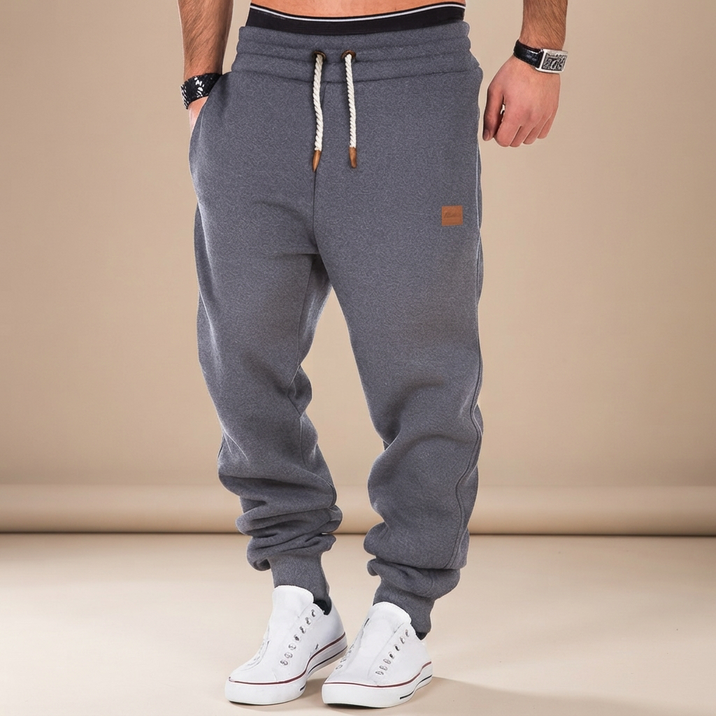 Devin - Pantalones con Cintura Elástica y Cordón