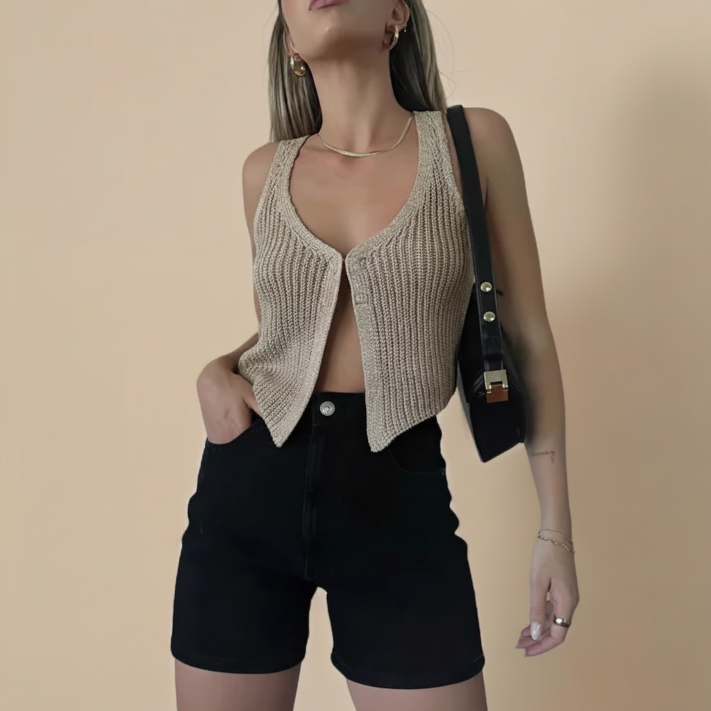 Evangeline - Chaleco Clásico y Chic