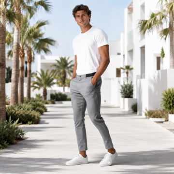 Benyamin - Pantalones Casual de Corte Ajustado