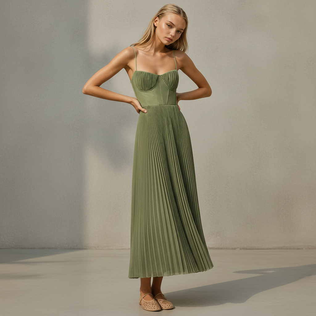 Lorelei - Elegante Vestido Sin Espalda y Sin Mangas