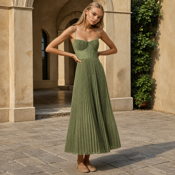 Lorelei - Elegante Vestido Sin Espalda y Sin Mangas