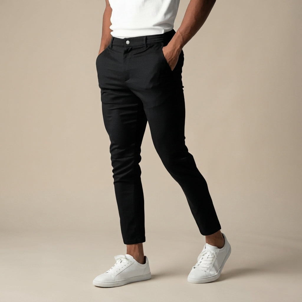 Benyamin - Pantalones Casual de Corte Ajustado