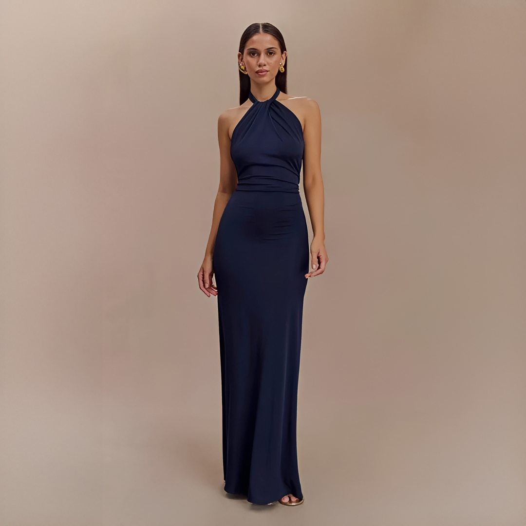 Jianna - Vestido Maxi Elegante con Halter