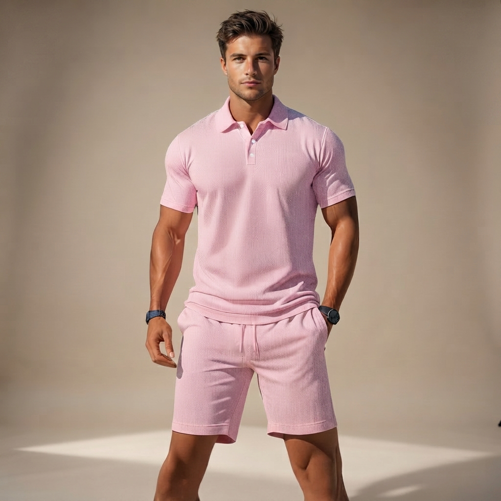 Ollie - Conjunto Casual Cómodo y Transpirable de Pantalones Cortos