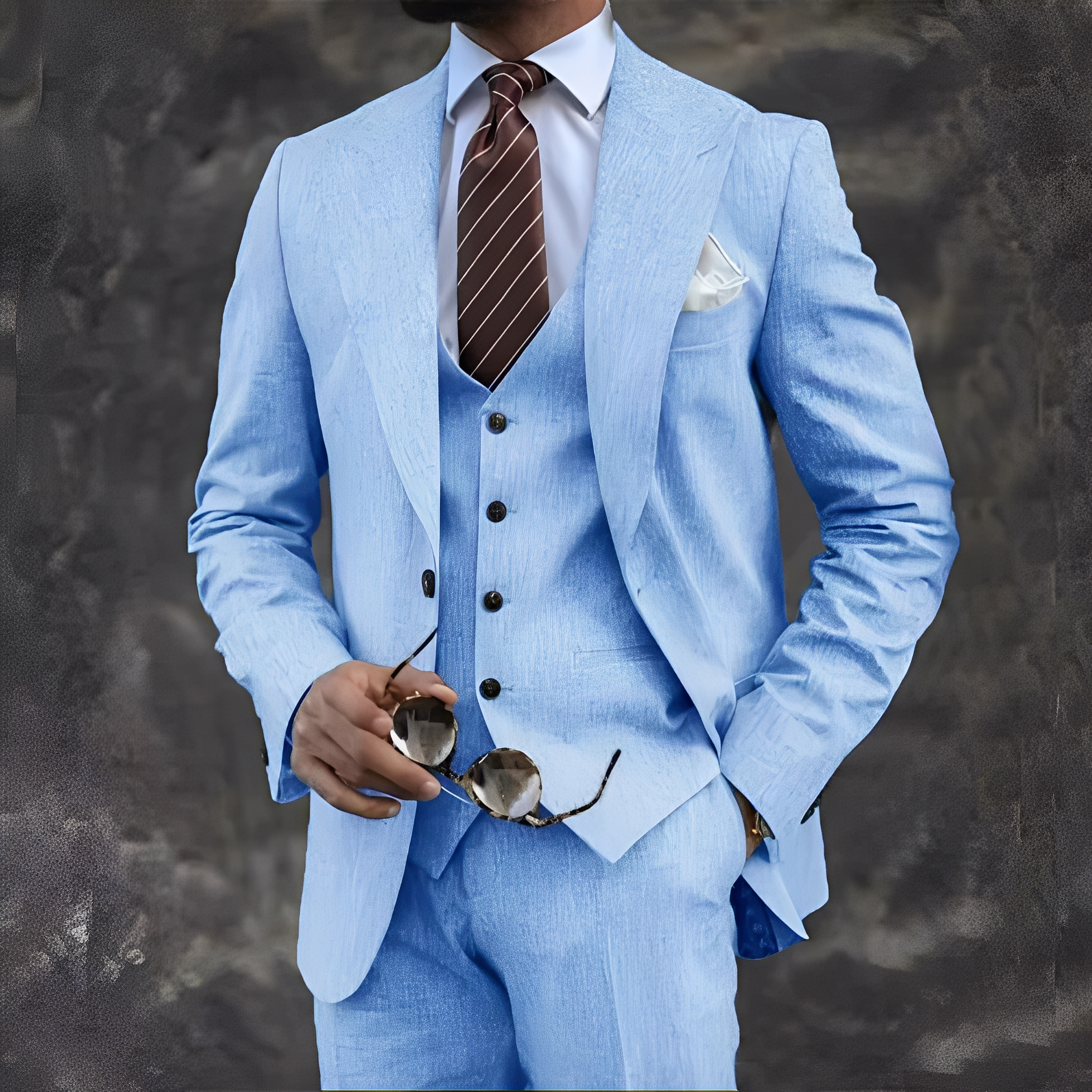 Elwyn - Traje elegante de tres piezas