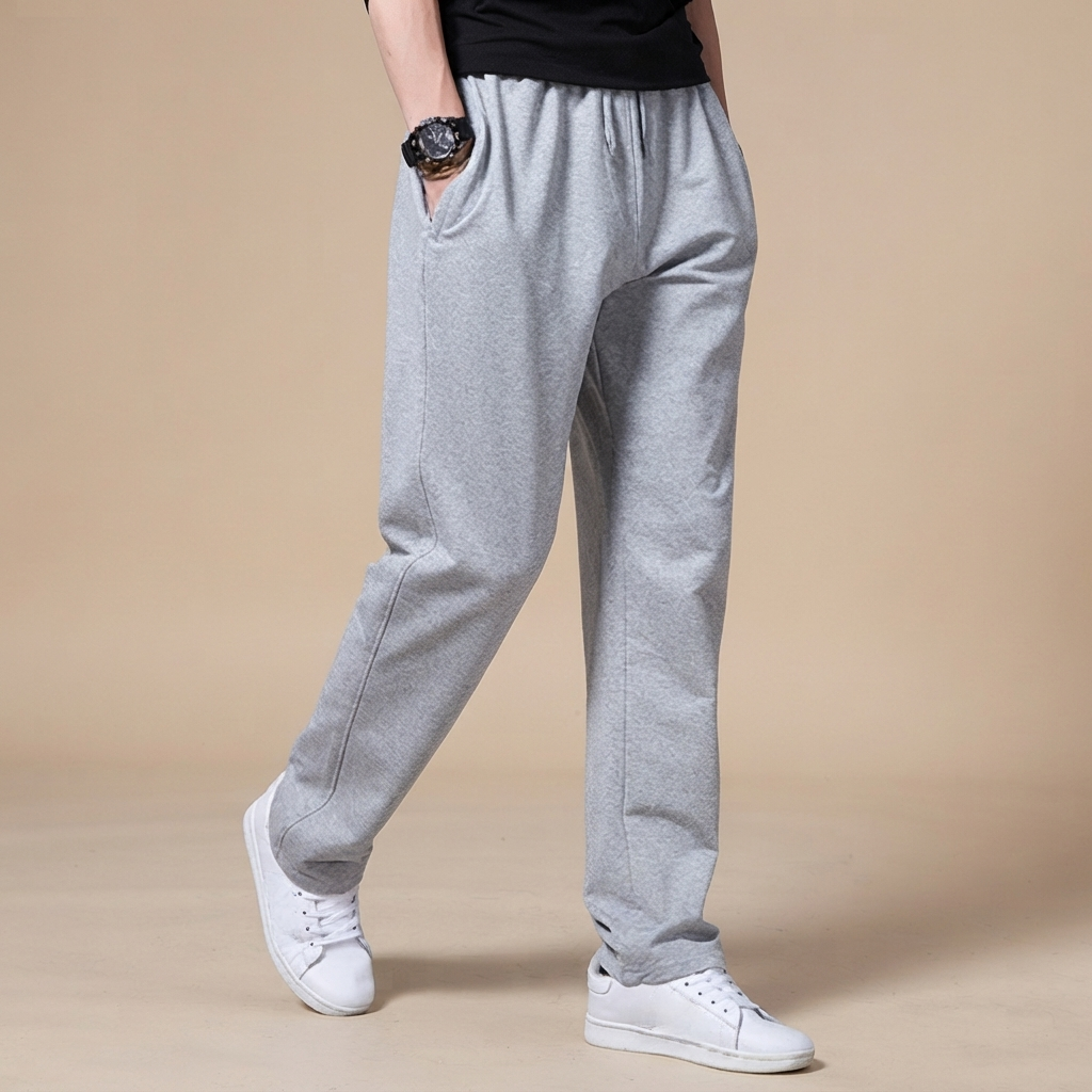Aldrine - Pantalones Casuales de Ajuste Amplio