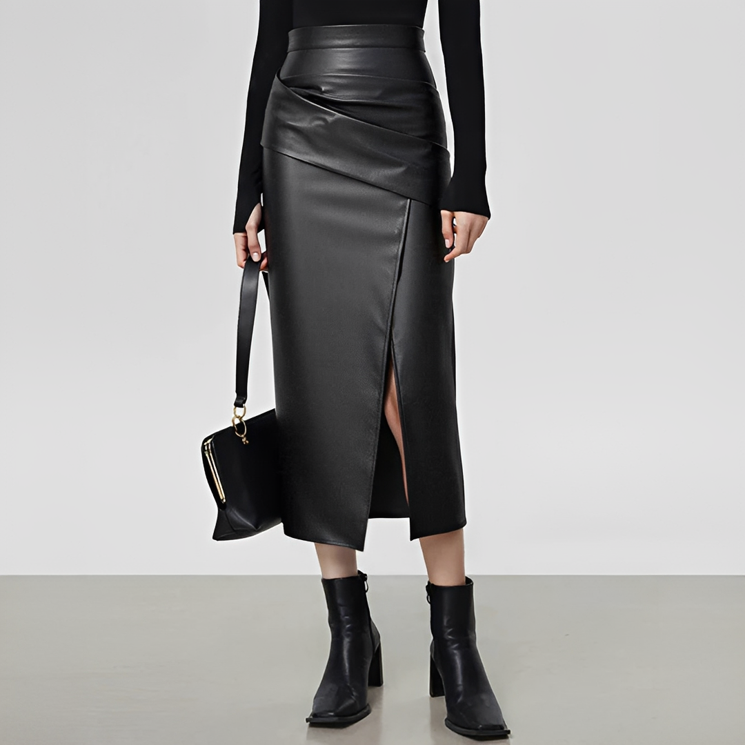 Glyza - Falda midi chic y elegante