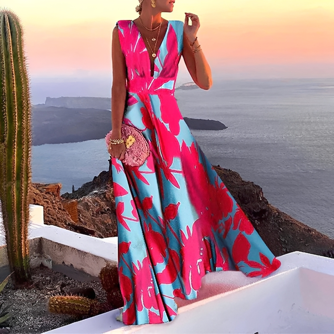 Lilyana - Elegante Vestido Maxi Sin Mangas