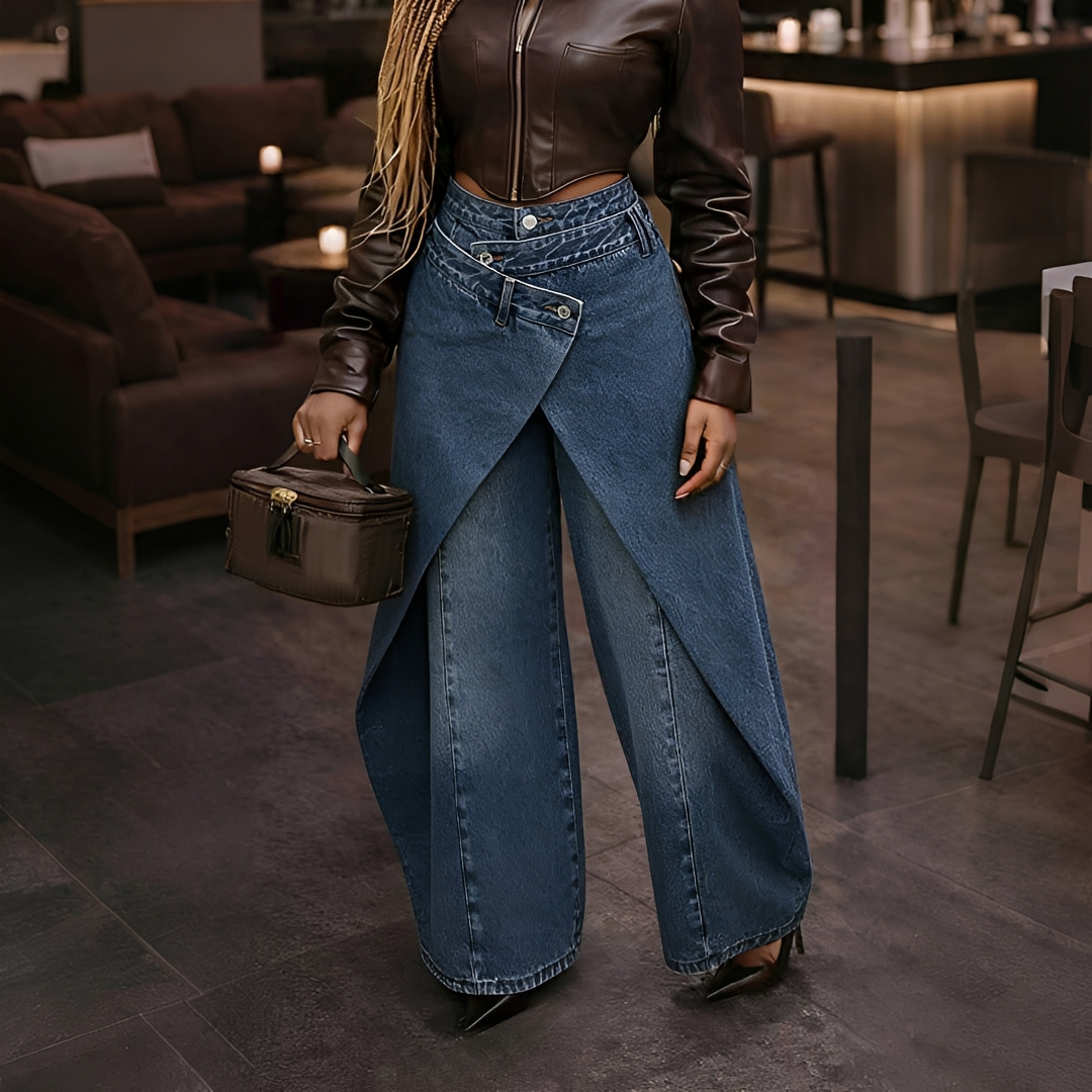 Cheska - Pantalones Cruzados Modernos