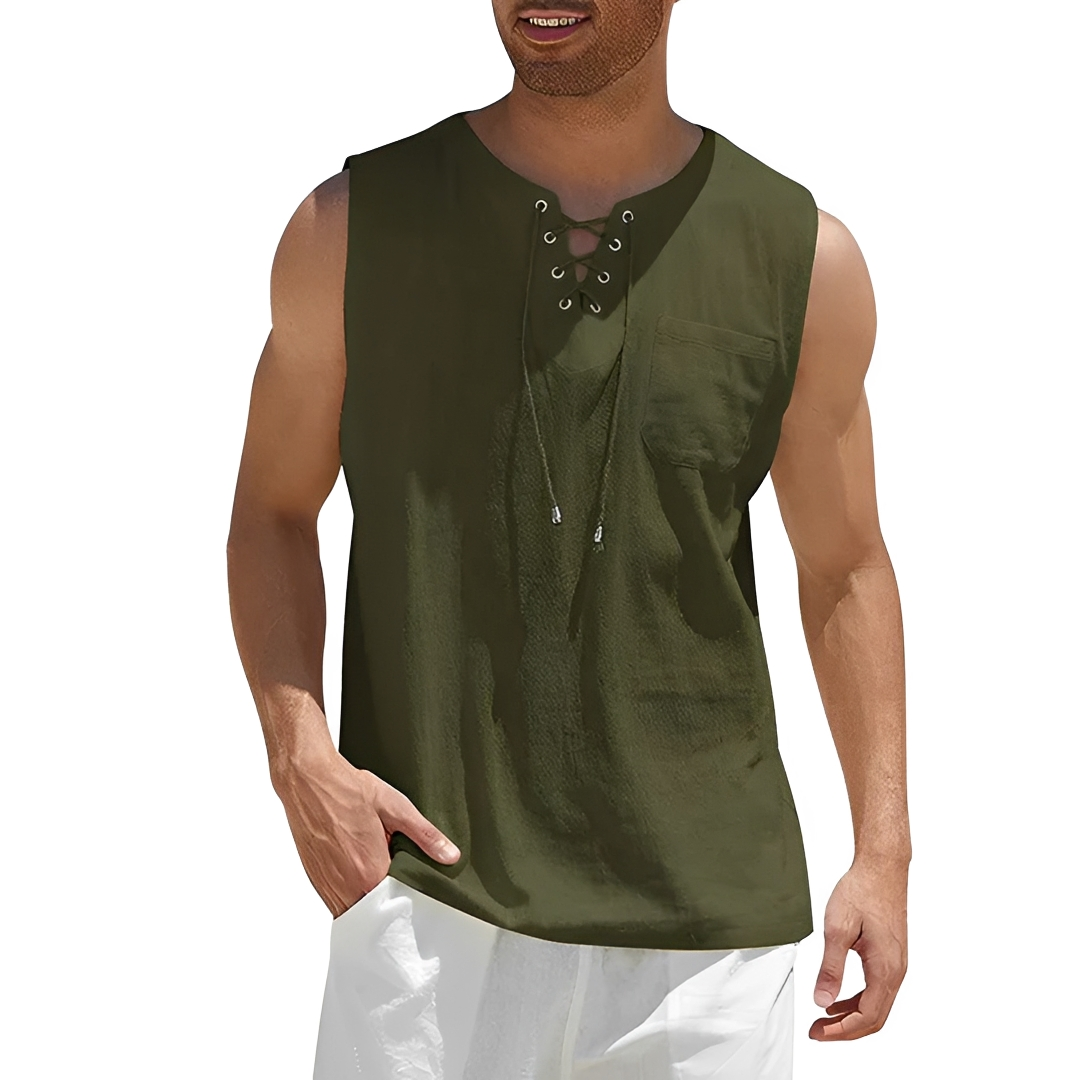 Junziem - Camisa ligera y moderna de verano para hombre