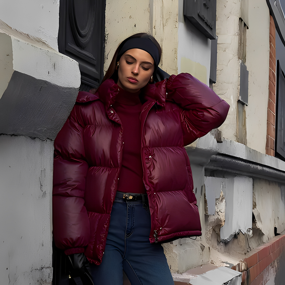 Rozanne - Chaqueta con capucha desmontable