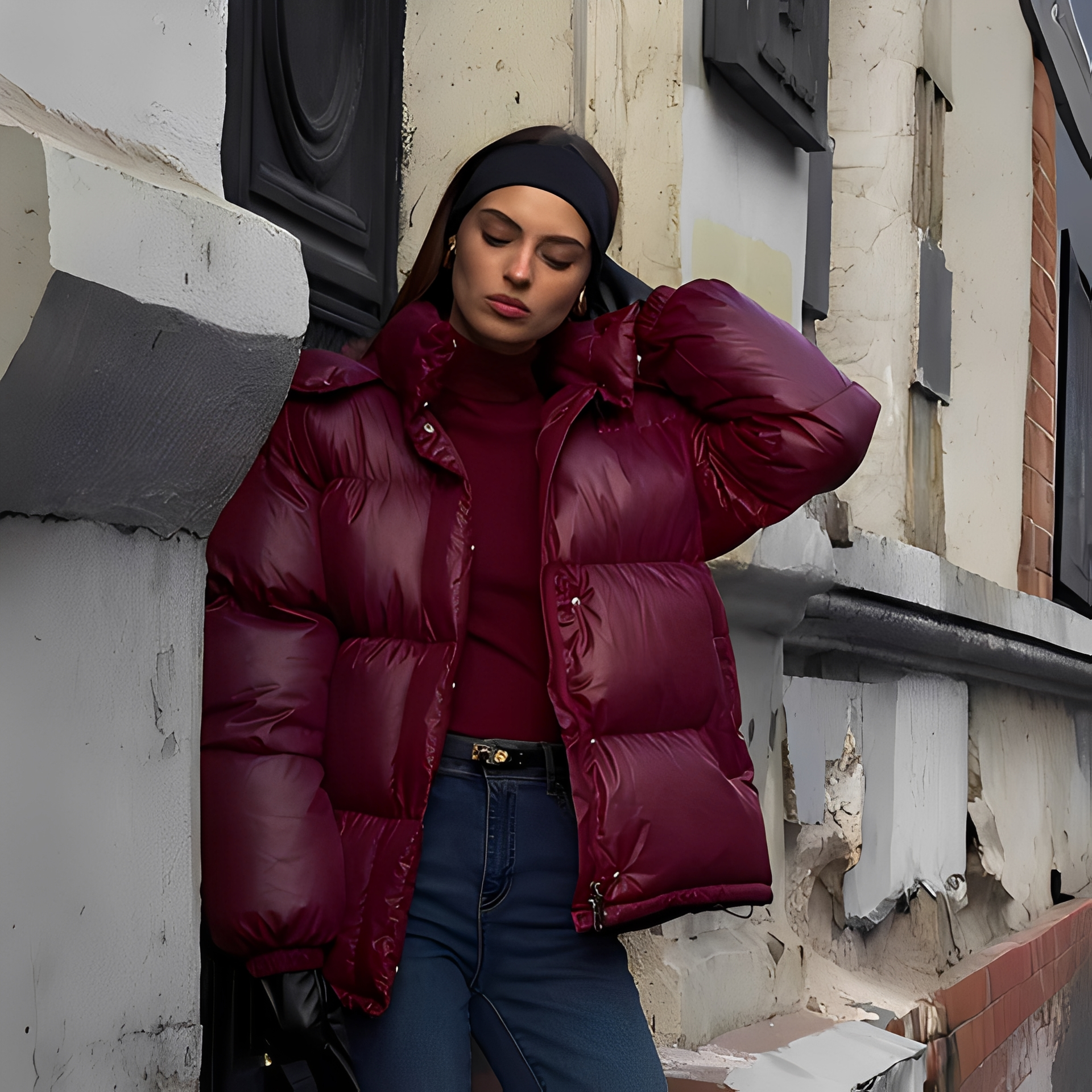 Rozanne - Chaqueta con capucha desmontable