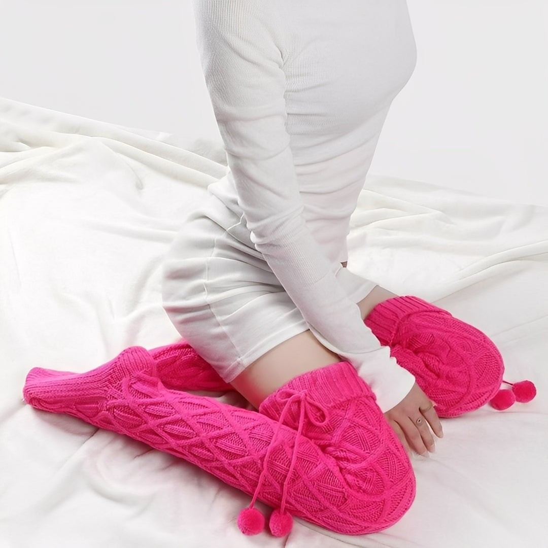 Kathleen - Medias hasta la rodilla estilosas y cálidas