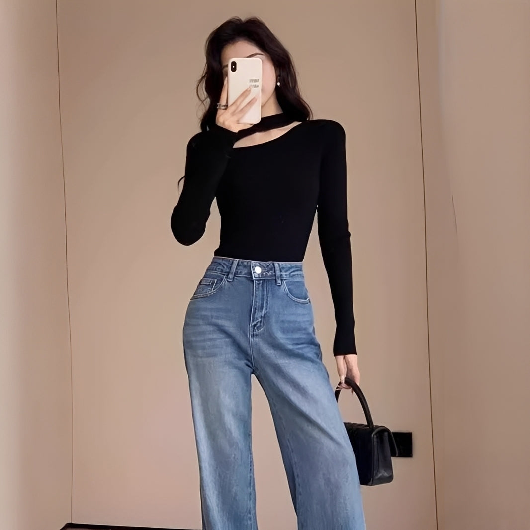 Kiarra - Top asimétrico chic