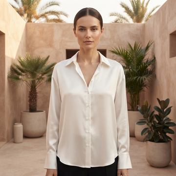 Chazzy - Blusa Casual Brillante