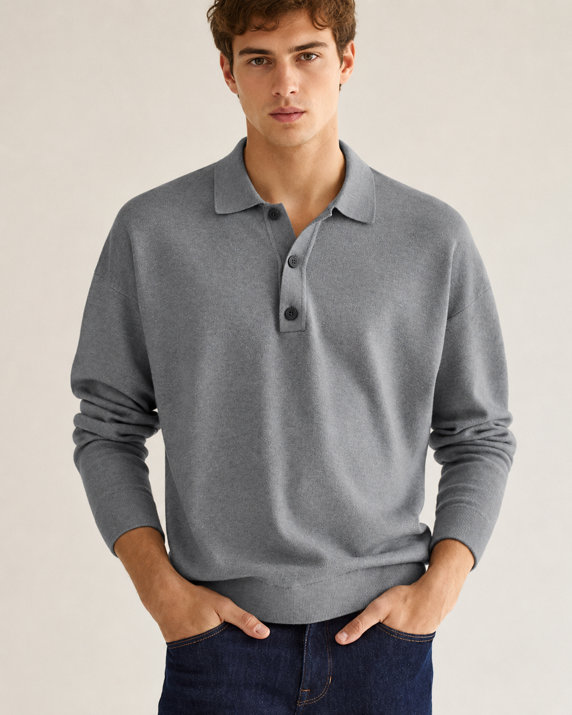 Norbert - Camisa Casual con Cuello