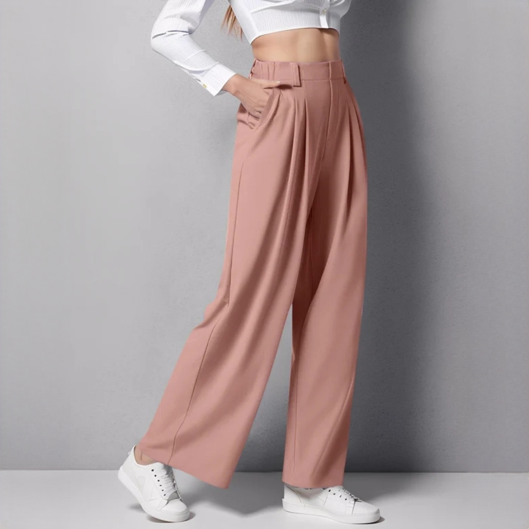 Montana - Pantalones elegantes de pierna ancha