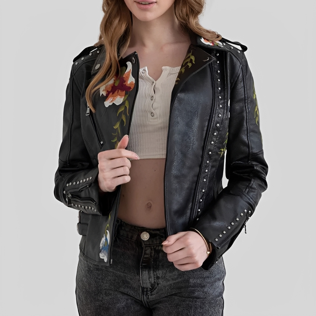 Zoey - Chaqueta Vintage Bordada