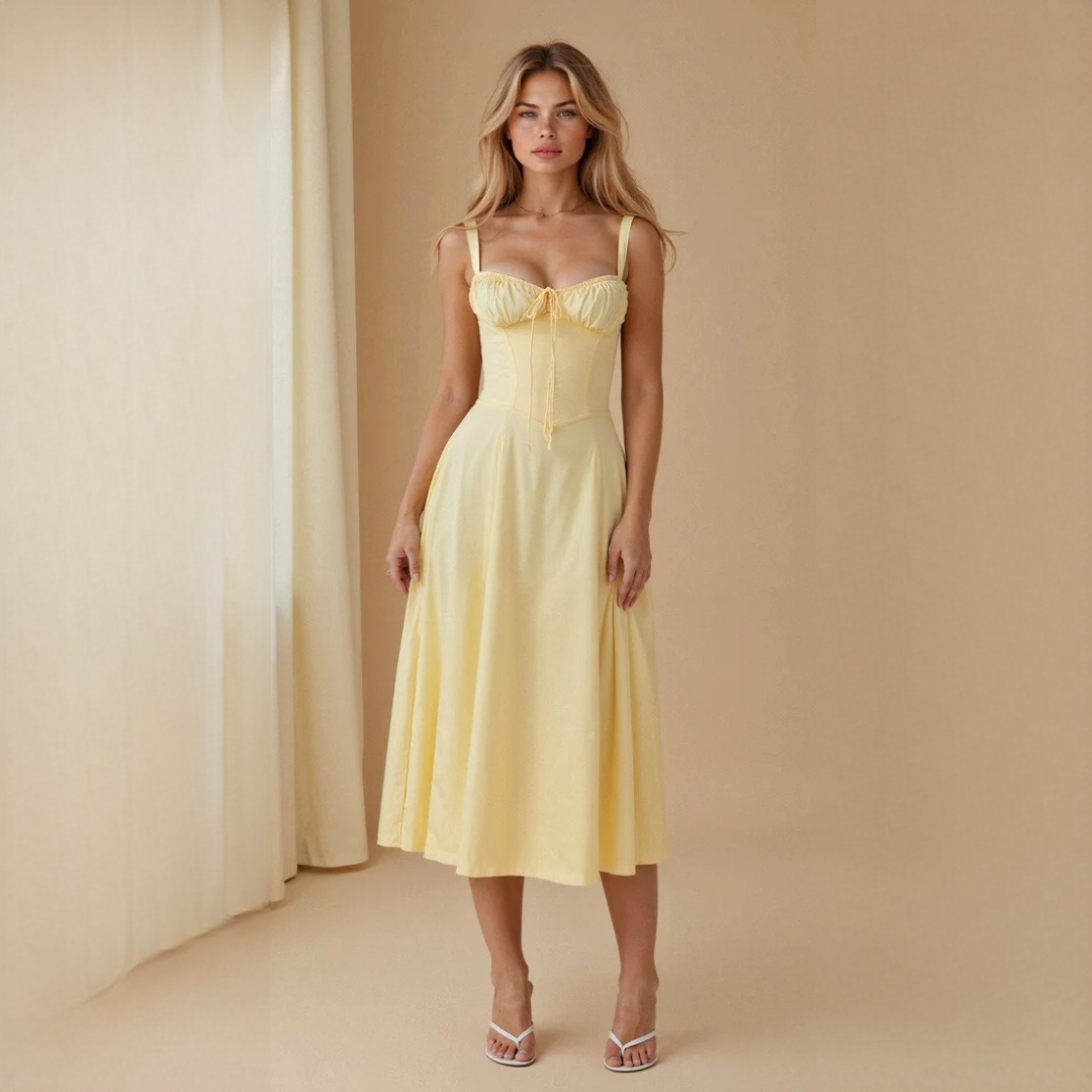 Liana - Vestido midi elegante